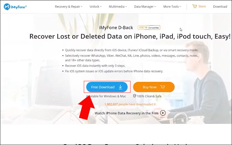 Tải iPhone Data Recovery